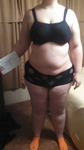 A photo of a 6'0" woman showing a snapshot of 294 pounds at a height of 6'0