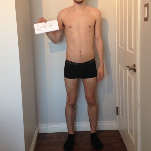 3 Pictures of a 116 lbs 5 feet 7 Male Weight Snapshot