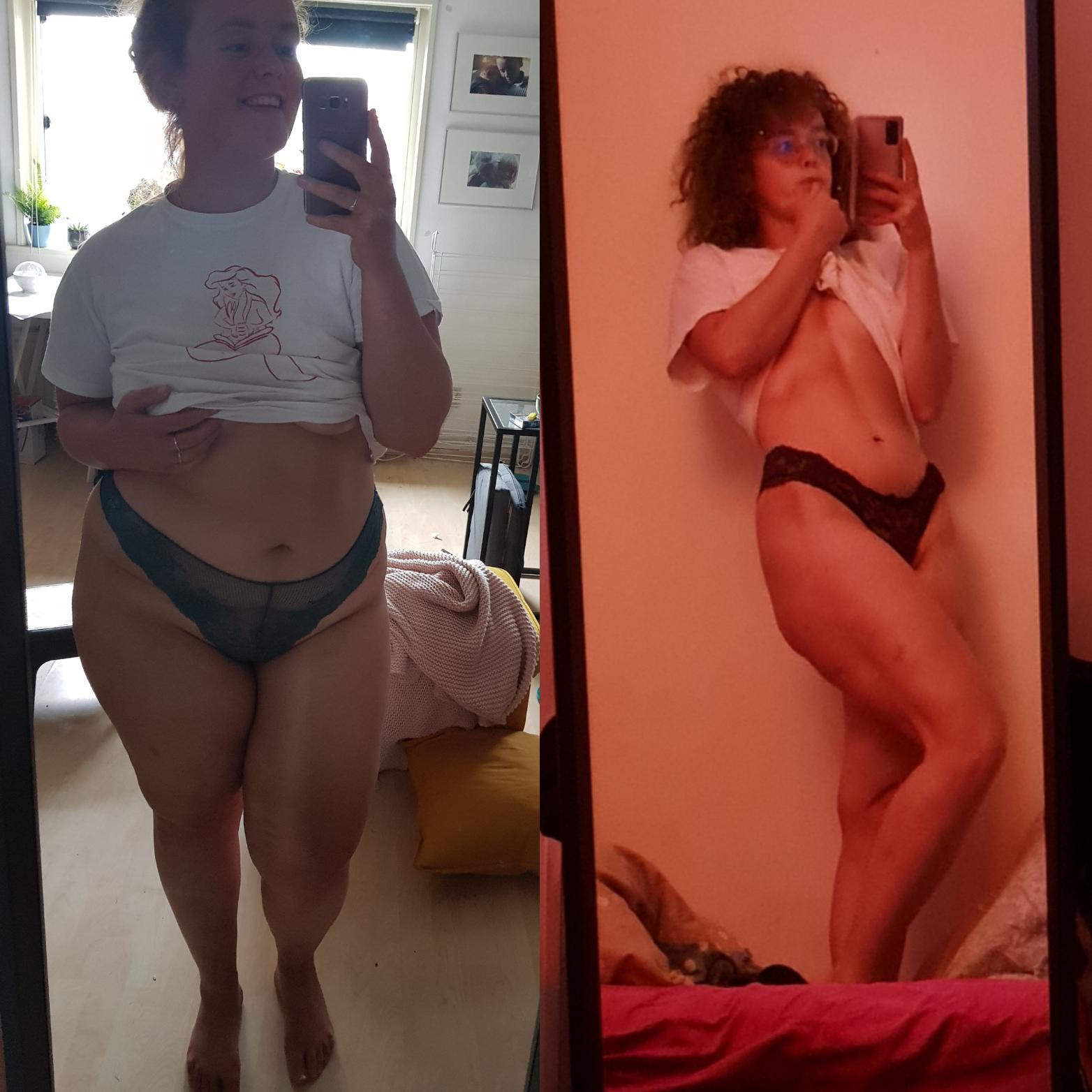 84 lbs Weight Loss Before and After 5 foot 7 Female 229 lbs to 145 lbs
