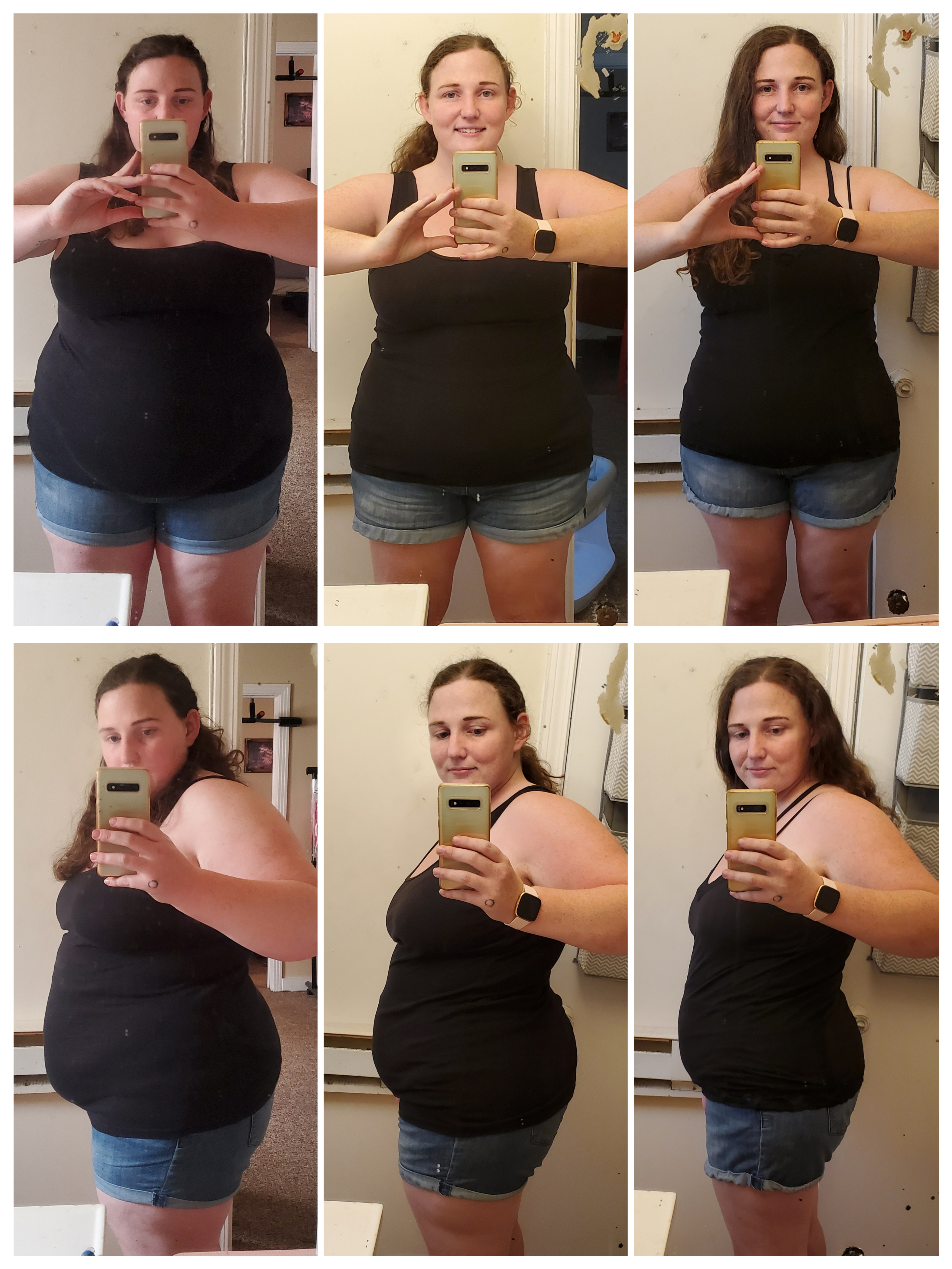66 lbs Weight Loss Before and After 5 feet 4 Female 265 lbs to 199 lbs