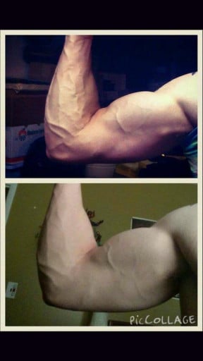 M/19/5'9 Sees 16 Lbs Gained and 8 Months of Arm Progress