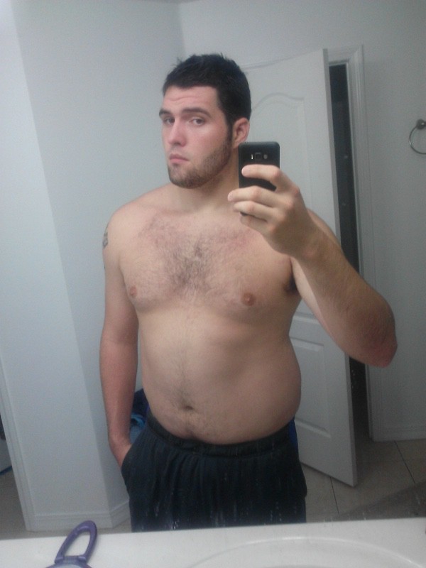 6 feet 3 Male 47 lbs Fat Loss Before and After 250 lbs to 203 lbs