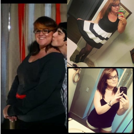 6 foot Female 105 lbs Weight Loss 325 lbs to 220 lbs