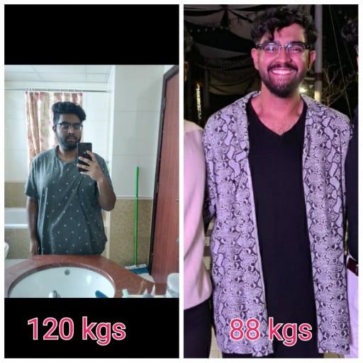 5 feet 8 Male Progress Pics of 71 lbs Fat Loss 264 lbs to 193 lbs