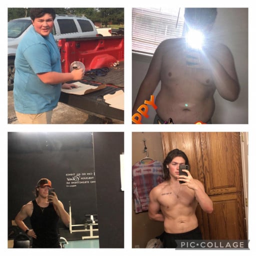 Progress Pics of 75 lbs Fat Loss 6 foot Male 260 lbs to 185 lbs