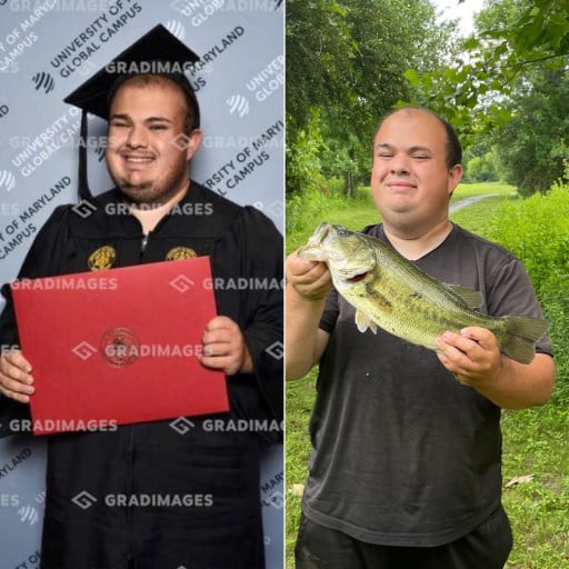 Before and After 74 lbs Weight Loss 5 feet 5 Male 258 lbs to 184 lbs