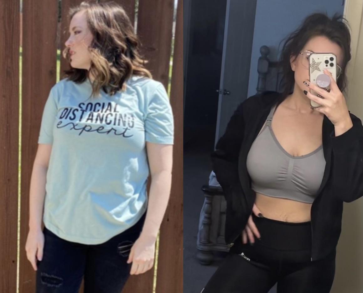 16 lbs Weight Loss Before and After 5 feet 2 Female 153 lbs to 137 lbs