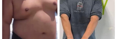 5 foot 7 Male Progress Pics of 92 lbs Fat Loss 295 lbs to 203 lbs