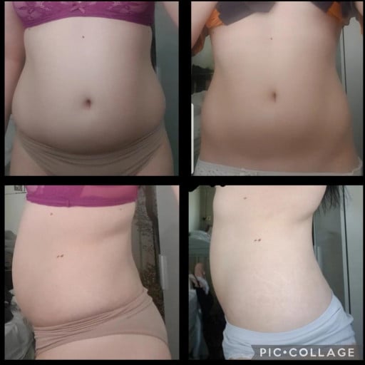 Progress Pics of 11 lbs Weight Loss 5 feet 8 Female 191 lbs to 180 lbs