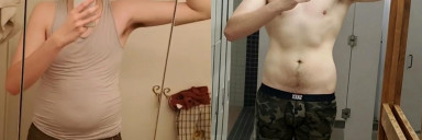 30 lbs Weight Loss 6 feet 2 Male 220 lbs to 190 lbs