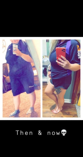 Progress Pics of 45 lbs Weight Loss 5 feet 2 Female 230 lbs to 185 lbs