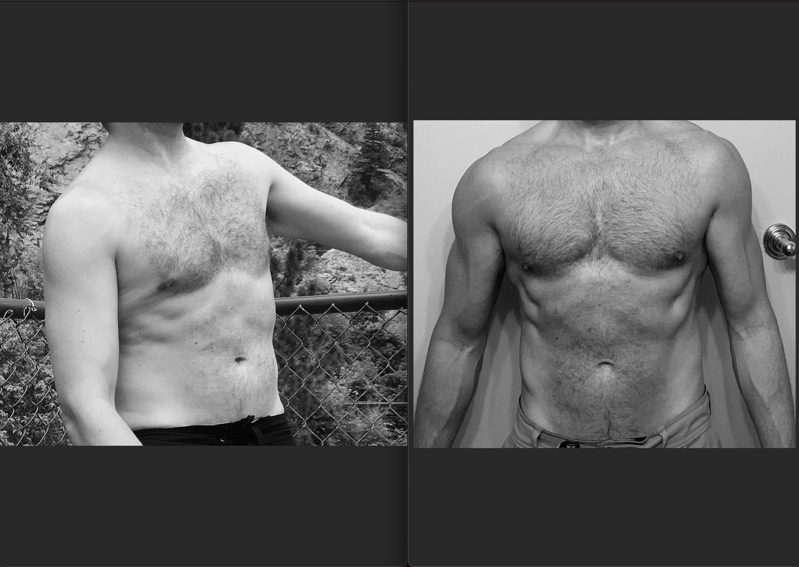 5'10 Male 30 lbs Fat Loss 195 lbs to 165 lbs
