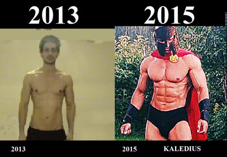 Progress Pics of 36 lbs Weight Gain 5 foot 10 Male 146 lbs to 182 lbs