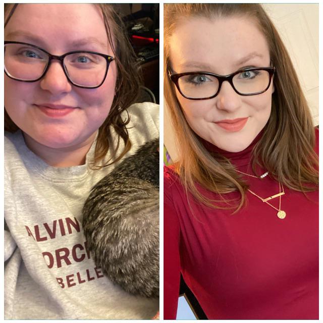 130 lbs Weight Loss Before and After 5'4 Female 270 lbs to 140 lbs