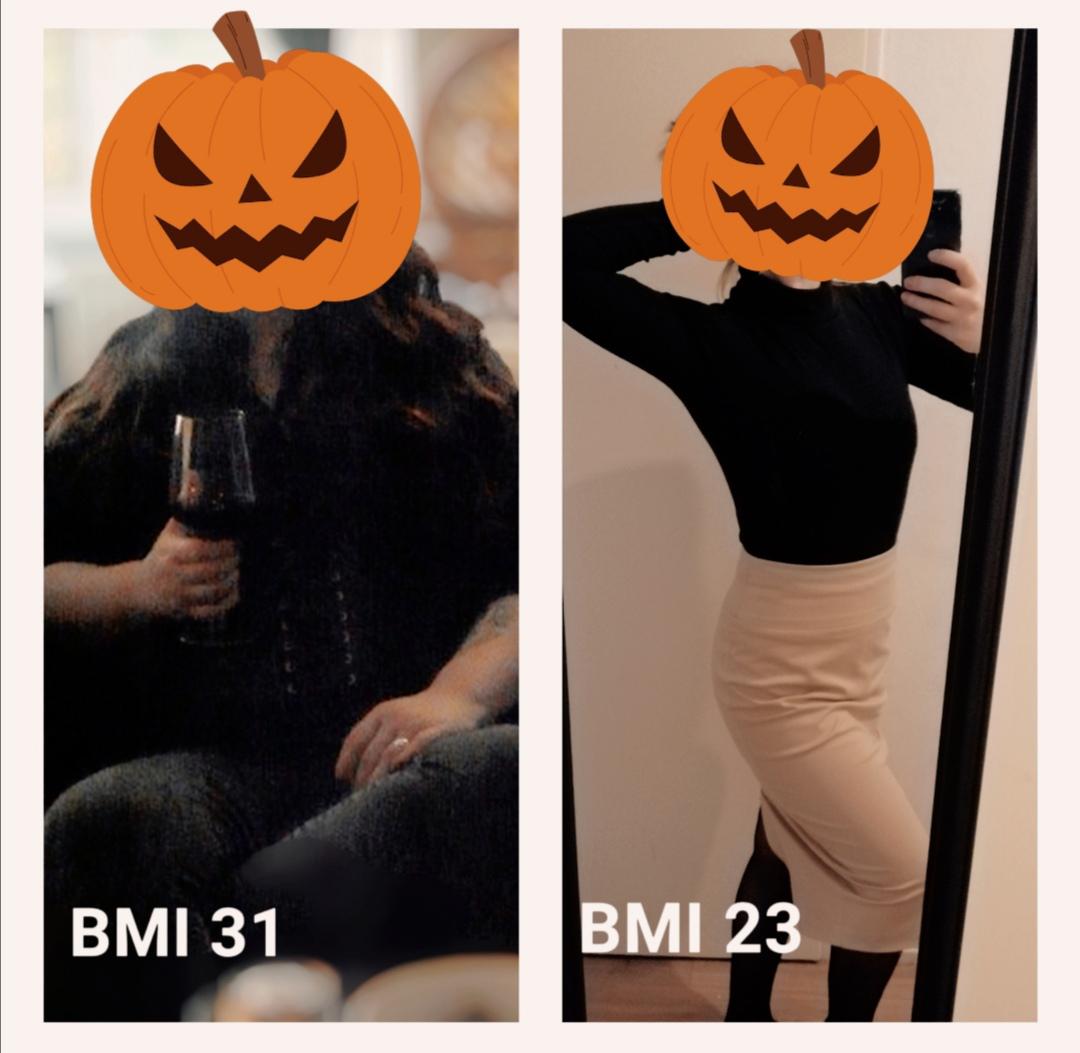 5 feet 5 Female Before and After 47 lbs Weight Loss 188 lbs to 141 lbs