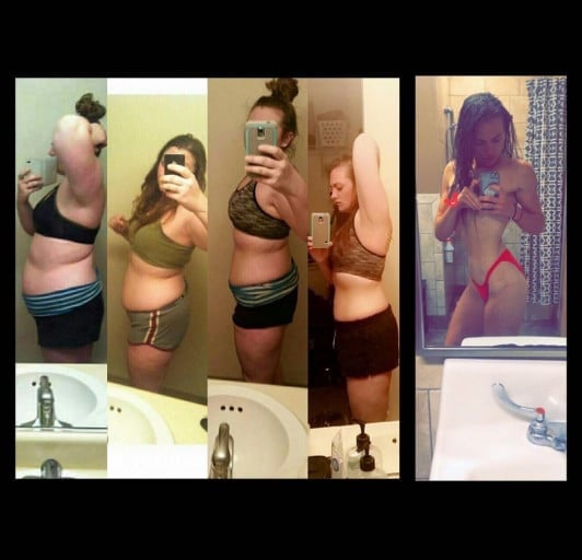 5'9 Female Progress Pics of 135 lbs Weight Loss 260 lbs to 125 lbs
