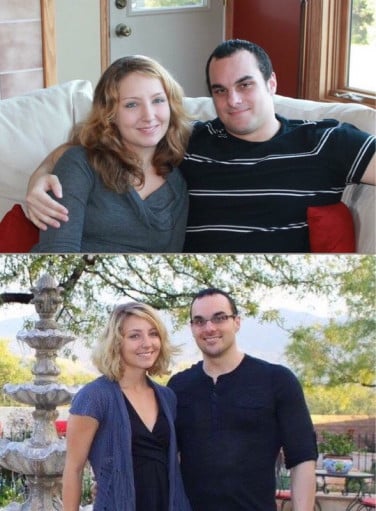 Couple's 3 Year Weight Loss Journey: From 165Lbs to 122Lbs &Amp; 250Lbs to 198Lbs