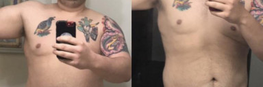 6 foot 3 Male Progress Pics of 92 lbs Weight Loss 324 lbs to 232 lbs