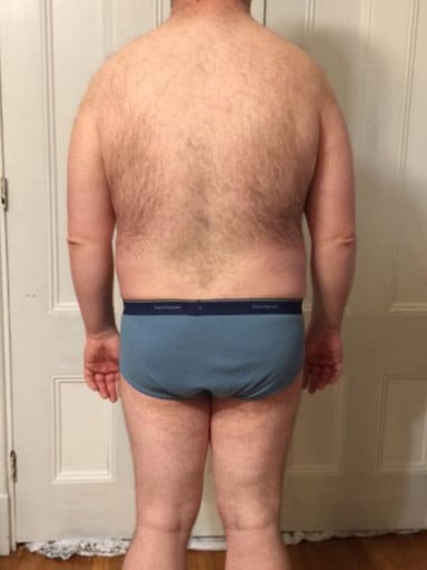 A picture of a 6'2" male showing a snapshot of 270 pounds at a height of 6'2