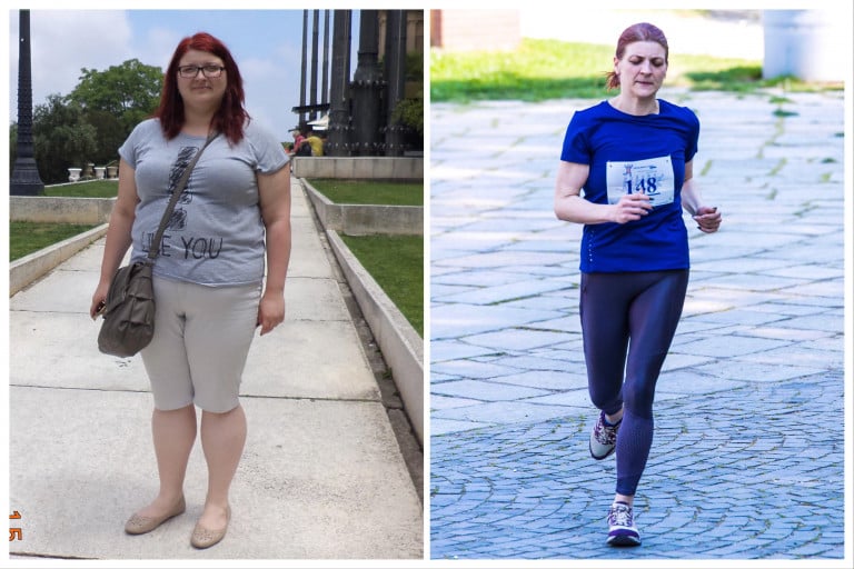 Progress Pics of 130 lbs Weight Loss 5 feet 5 Female 253 lbs to 123 lbs