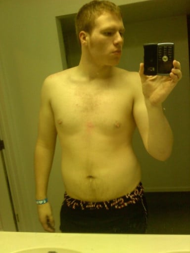 40 lbs Fat Loss 6'5 Male 250 lbs to 210 lbs