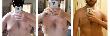 38 lbs Weight Loss Before and After 6 foot 8 Male 273 lbs to 235 lbs