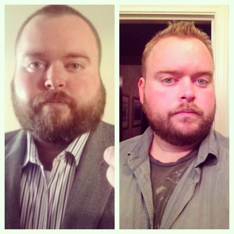Progress Pics of 56 lbs Weight Loss 6 foot Male 389 lbs to 333 lbs