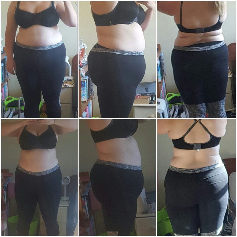 Progress Pics of 21 lbs Fat Loss 5 foot 8 Female 265 lbs to 244 lbs