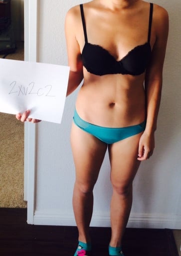 3 Photos of a 133 lbs 5'6 Female Fitness Inspo