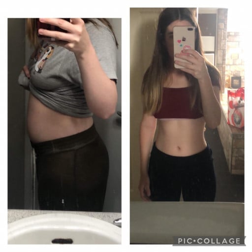 41 lbs Weight Loss 5 foot 3 Female 155 lbs to 114 lbs