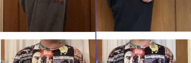 34 lbs Fat Loss Before and After 5 foot 5 Male 209 lbs to 175 lbs