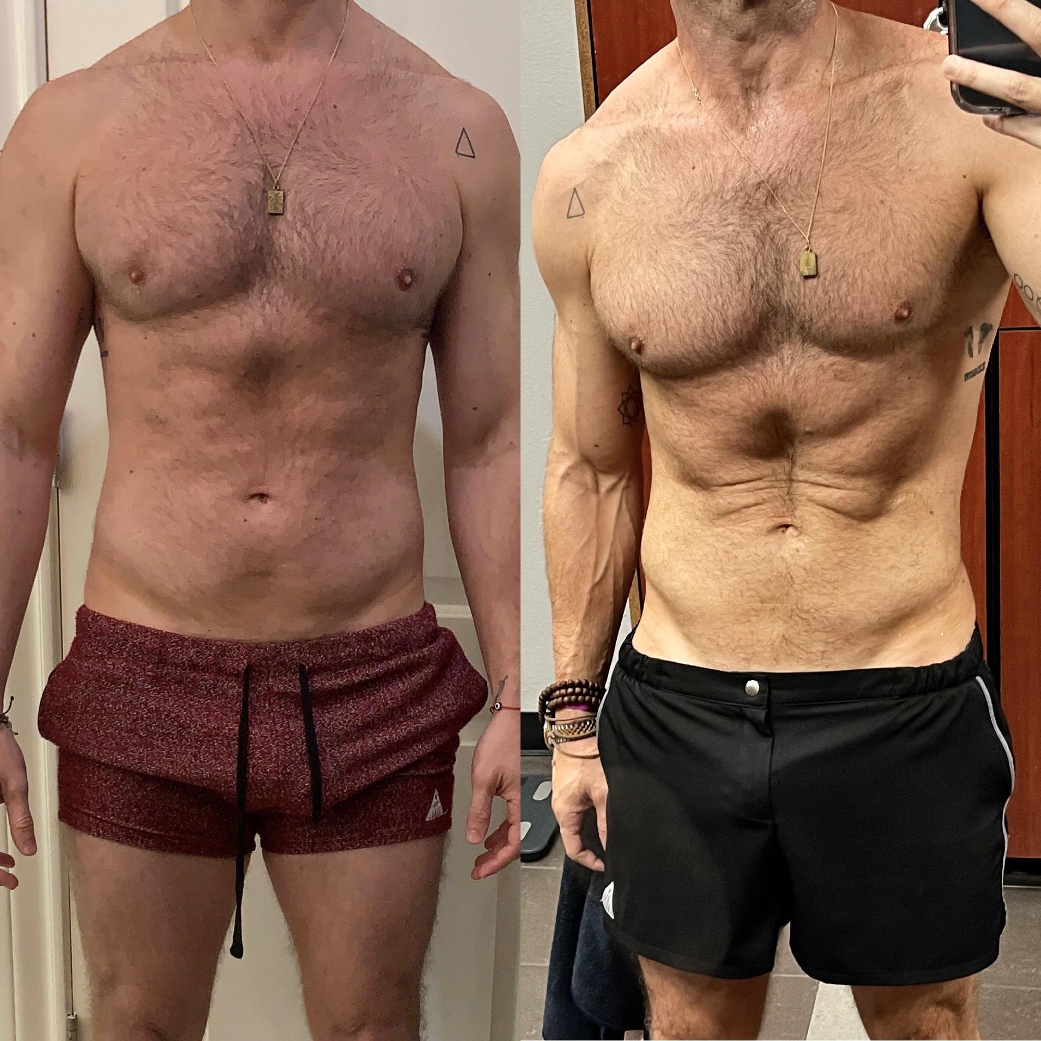 5 foot 10 Male 16 lbs Weight Loss 186 lbs to 170 lbs