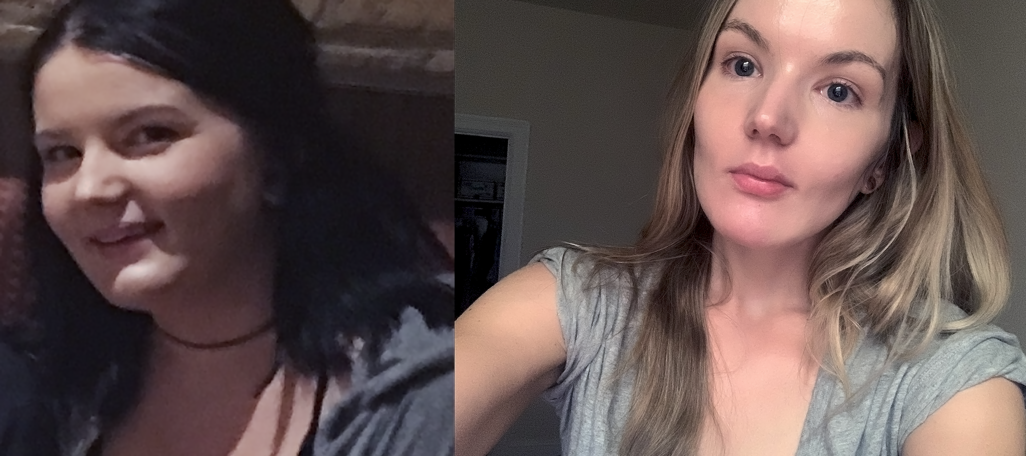 5'9 Female Before and After 63 lbs Weight Loss 196 lbs to 133 lbs
