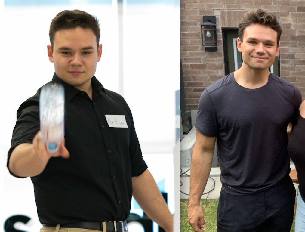 95 lbs Weight Loss Before and After 6 foot Male 285 lbs to 190 lbs