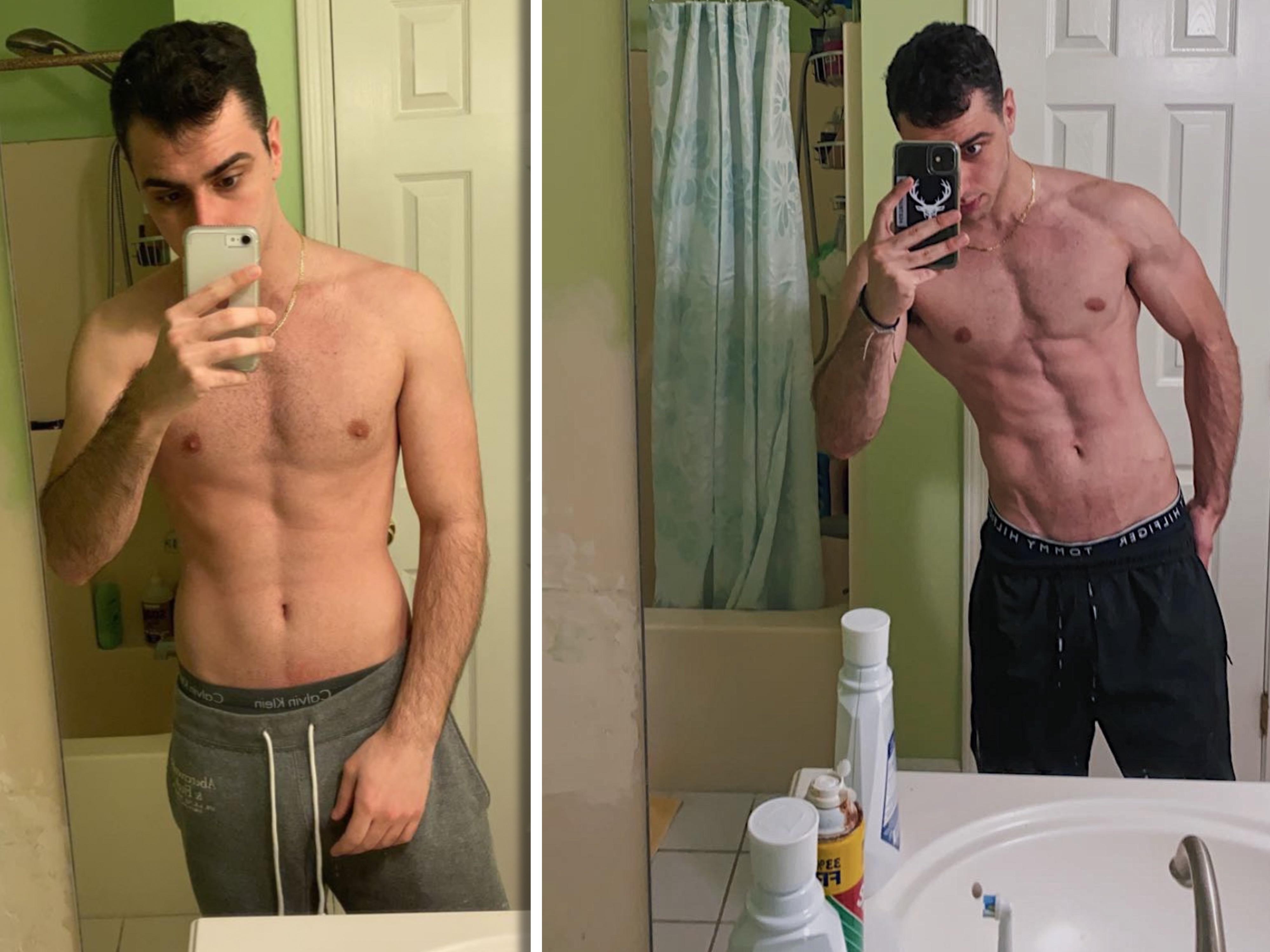 Progress Pics of 7 lbs Weight Loss 5 feet 11 Male 160 lbs to 153 lbs