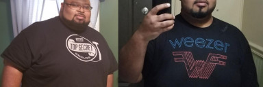Progress Pics of 157 lbs Weight Loss 5 feet 10 Male 486 lbs to 329 lbs