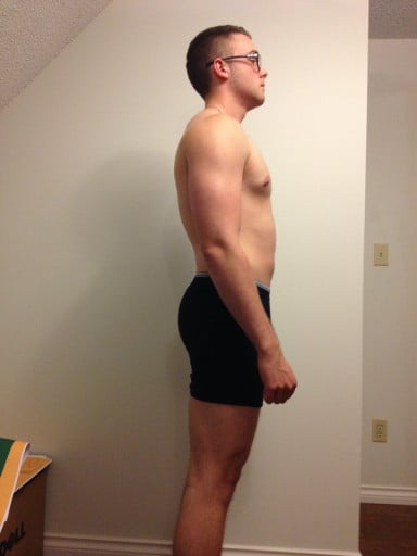 A picture of a 6'0" male showing a snapshot of 192 pounds at a height of 6'0