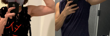 5 feet 8 Male 20 lbs Weight Gain Before and After 122 lbs to 142 lbs