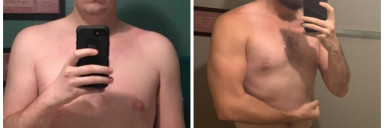 6 feet 5 Male Before and After 5 lbs Weight Loss 215 lbs to 210 lbs