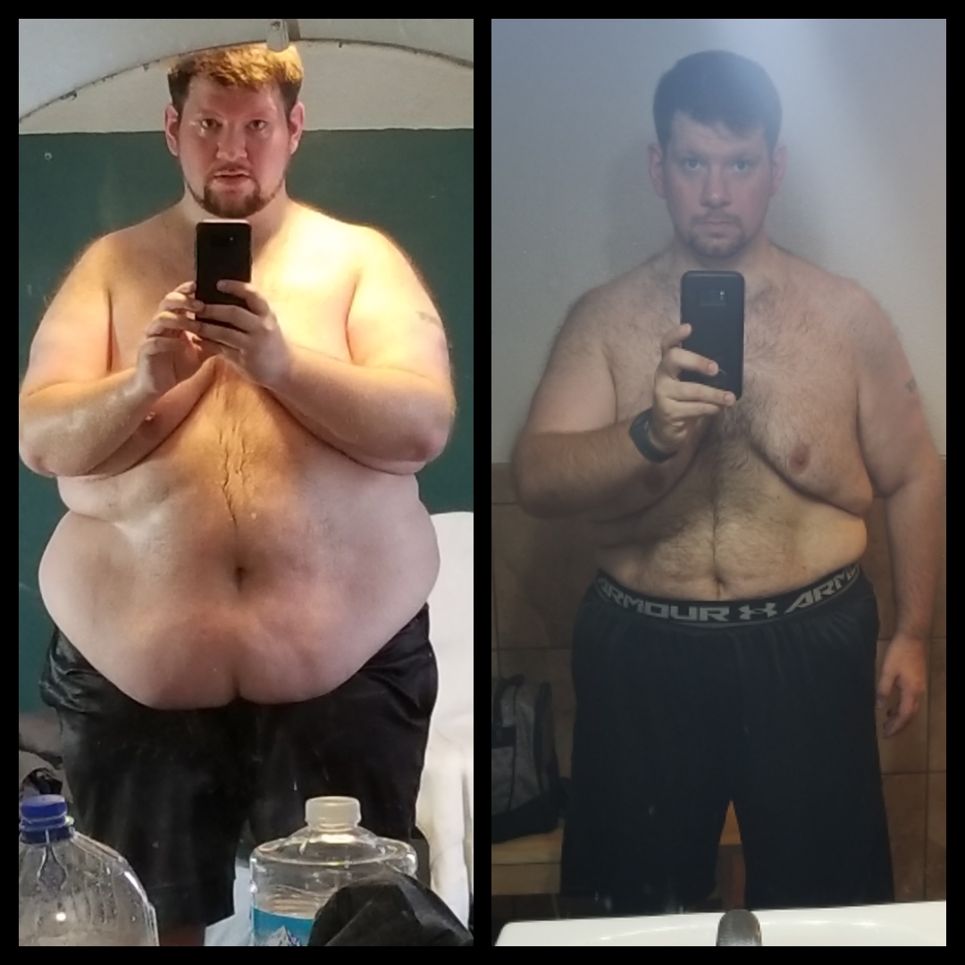 Progress Pics of 135 lbs Fat Loss 5'11 Male 425 lbs to 290 lbs