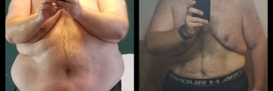 Progress Pics of 135 lbs Fat Loss 5'11 Male 425 lbs to 290 lbs