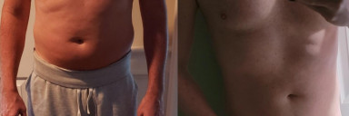 6'3 Male 30 lbs Weight Loss Before and After 215 lbs to 185 lbs
