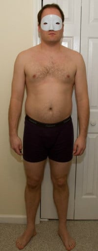 This Male's Progress Pic Shows No Change in Weight but Is Still Inspiring!