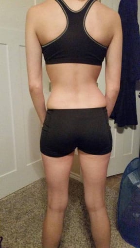 3 Photos of a 128 lbs 5'10 Female Fitness Inspo