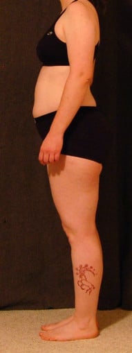 A picture of a 5'10" female showing a snapshot of 192 pounds at a height of 5'10
