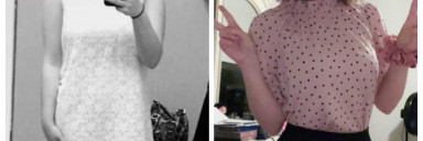 22 lbs Fat Loss Before and After 5 feet 1 Female 130 lbs to 108 lbs