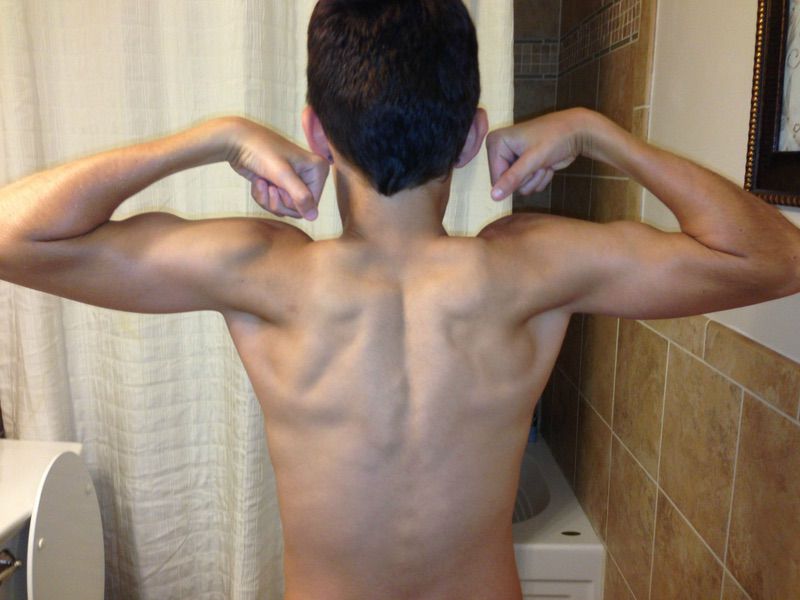 36 lbs Weight Gain 5 foot 8 Male 104 lbs to 140 lbs