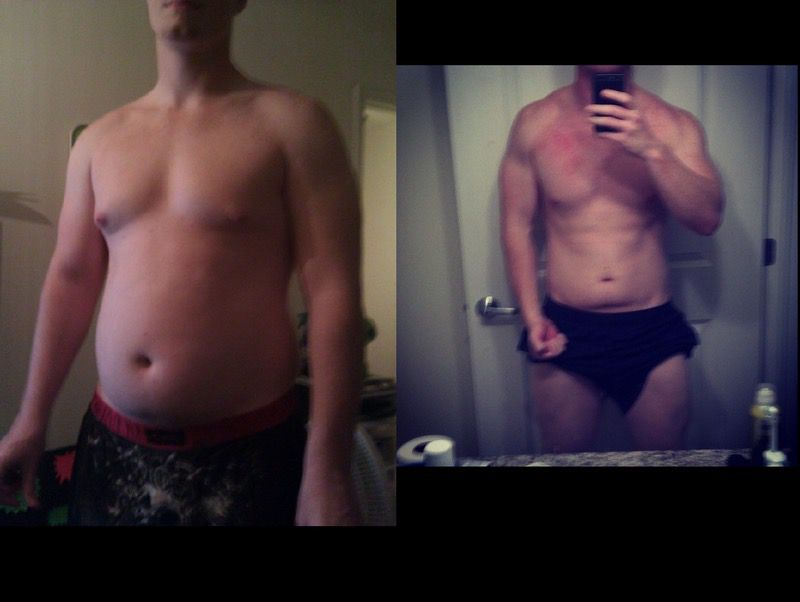6 feet 3 Male 65 lbs Fat Loss Before and After 265 lbs to 200 lbs