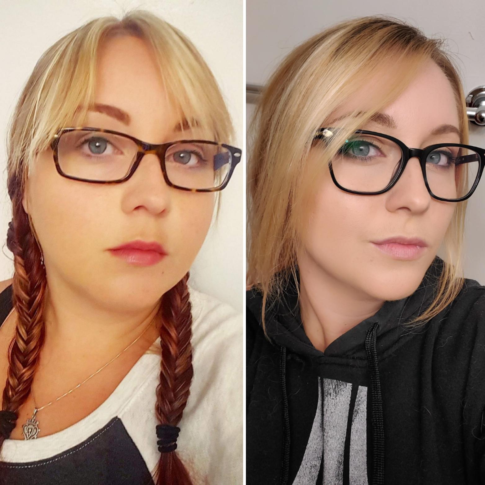 Progress Pics of 62 lbs Fat Loss 5 foot Female 222 lbs to 160 lbs