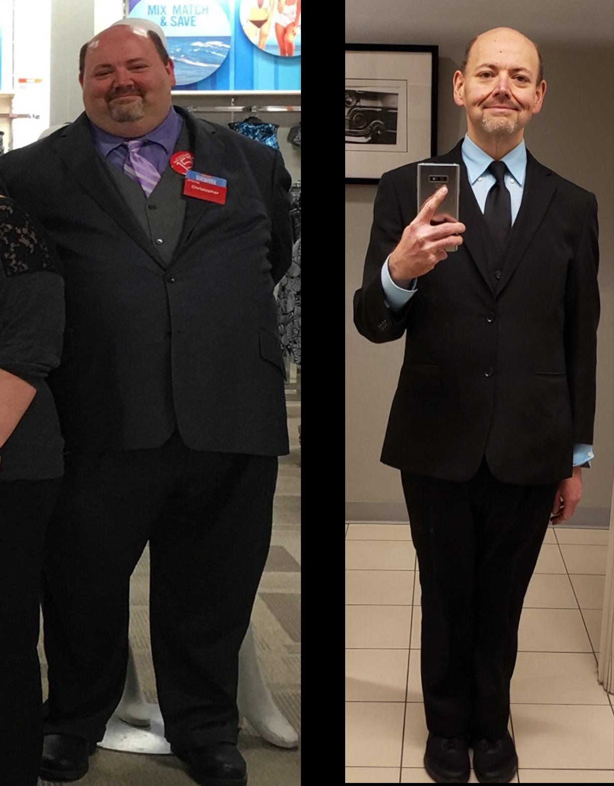 247 lbs Fat Loss 5 feet 10 Male 418 lbs to 171 lbs
